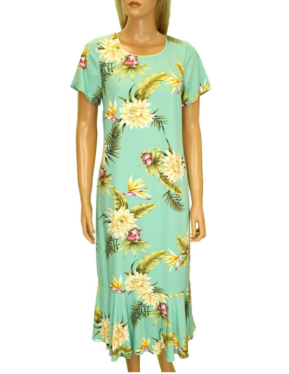 plus size hawaiian dress